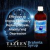 Bottle of Tazeen Brahmla Syrup – Natural Brain Tonic for Memory, Anxiety, and Depression Relief