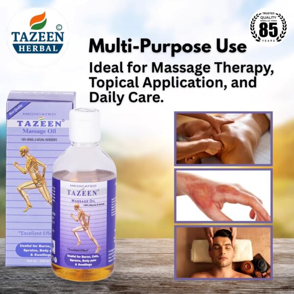 Tazeen Massage Oil multi purpose use for head body and joint massage