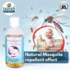Tazeen Mosquito Repellent Baby Oil bottle with baby image – natural protection from mosquito bites