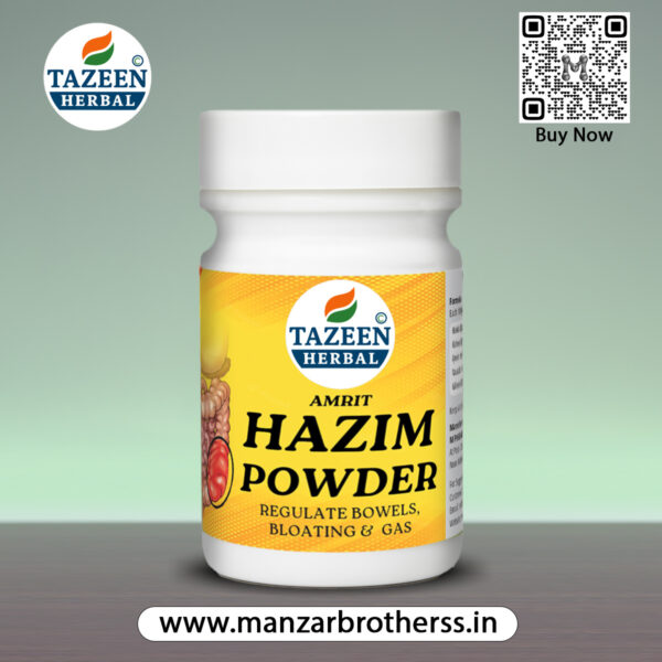Amrit Hazim Powder – Herbal digestive powder for constipation, gas, and indigestion relief