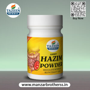 Amrit Hazim Powder – Herbal digestive powder for constipation, gas, and indigestion relief