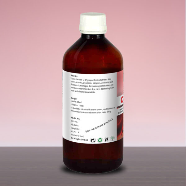 C-B Syrup – Herbal blood purifier and skin care tonic for acne and eczema