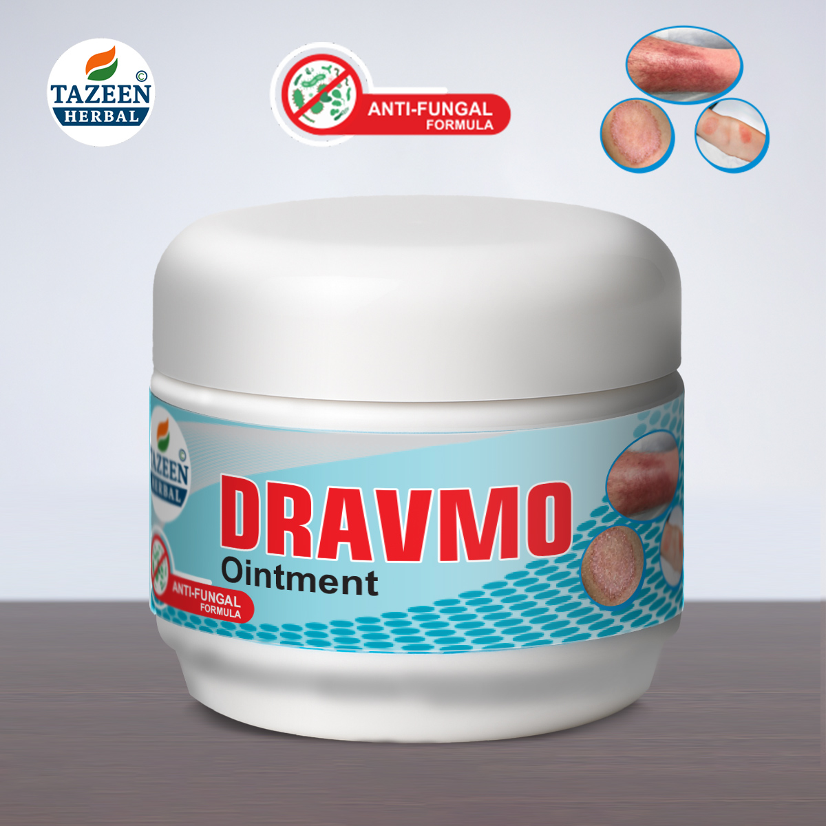 Dravmo Ointment – Herbal anti-fungal cream for skin, scalp & nails