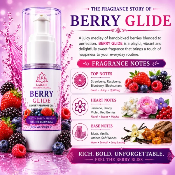 Berry Glide Perfume Gel Fragrance Notes Berry Floral Musk Vanilla