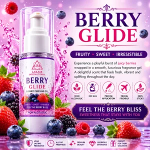 Berry Glide Luxury Perfume Gel Non Alcoholic Fruity Sweet Fragrance
