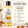 Sweet almond oil for healthy skin hydration softness and natural glow